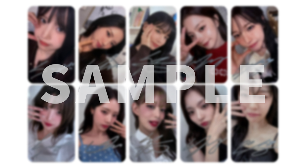 直筆サイン入りオリジナルトレカ（SAMPLE）